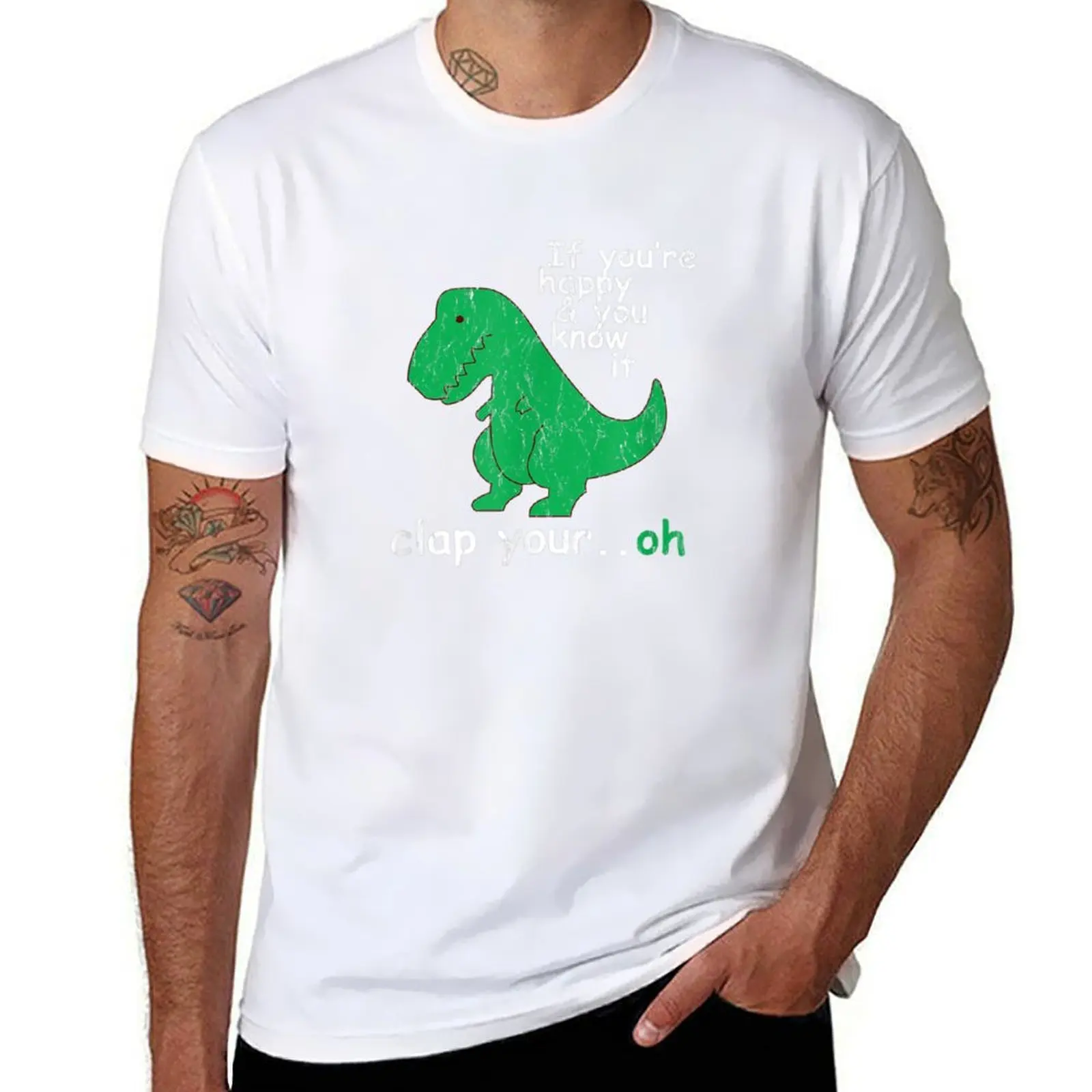 T Rex If You're Happy and You Know It Clap Your Oh T-Shirt man tshirt cotton t shirt pack T-Shirt
T Rex If You're Happy and You Know It Clap Your Oh T-Shirt man tshirt cotton t shirt pack T-Shirt