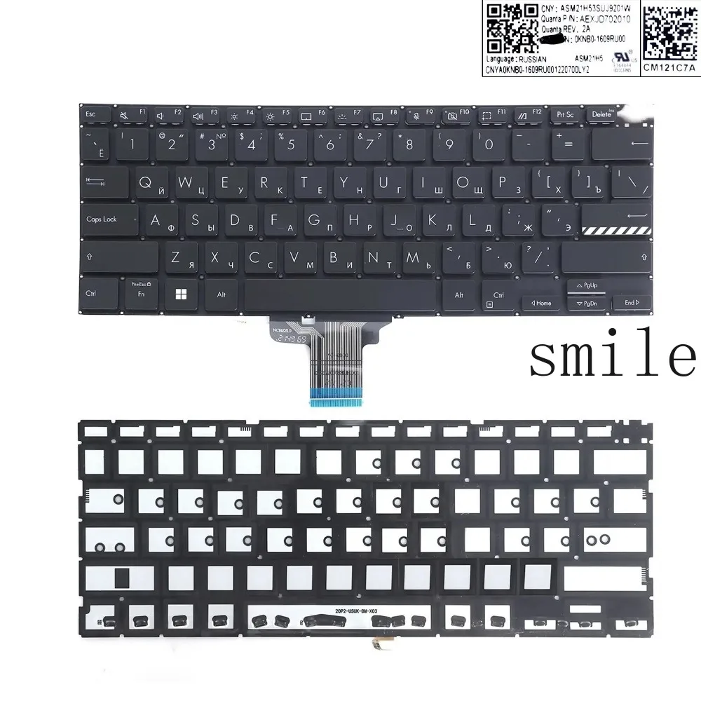 RU Lapop Keyboard for ASUS K6400 X3400 M3401Q K3400P M7400Q Black with Backlit
RU Lapop Keyboard for ASUS K6400 X3400 M3401Q K3400P M7400Q Black with Backlit