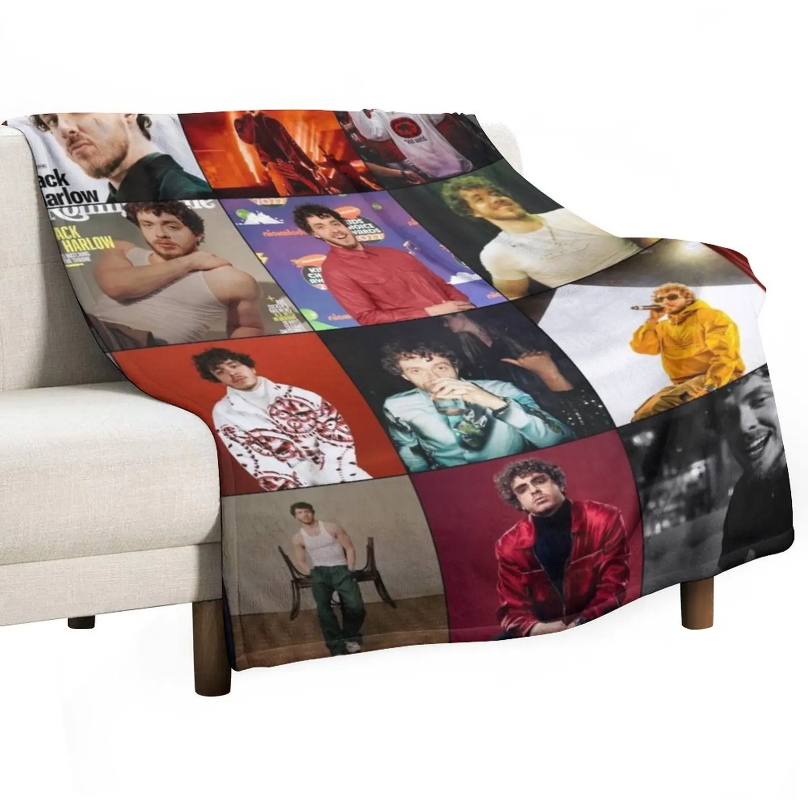 Jack Harlow Photo Collage Throw Blanket Compact Warm Blanket for Car Road Trip
Jack Harlow Photo Collage Throw Blanket Compact Warm Blanket for Car Road Trip