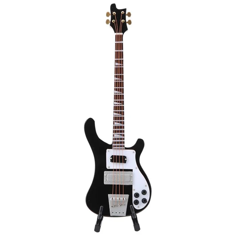 WOWFU-Miniature Bass, Miniature Bass Miniature Guitar With Stand And Case Instrument Model Ornaments For Bookcase, Desk 
WOWFU-Miniature Bass, Miniature Bass Miniature Guitar With Stand And Case Instrument Model Ornaments For Bookcase, Desk