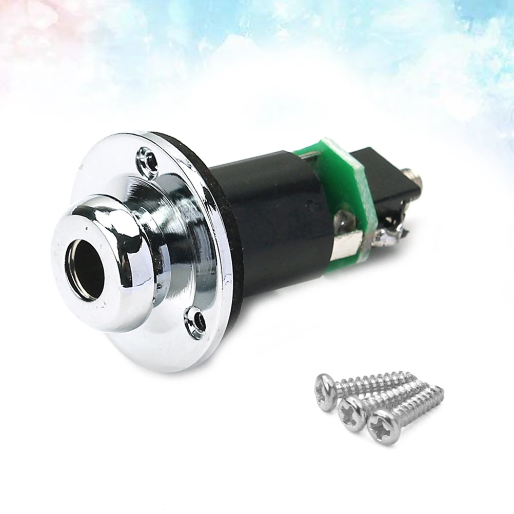 1/4 Inch Acoustic Electric Guitar End Pin Output Input Jack Socket Guitar Equalizer EQ Preamp Socket Strap Pin 6.35mm (Black)
1/4 Inch Acoustic Electric Guitar End Pin Output Input Jack Socket Guitar Equalizer EQ Preamp Socket Strap Pin 6.35mm (Black)