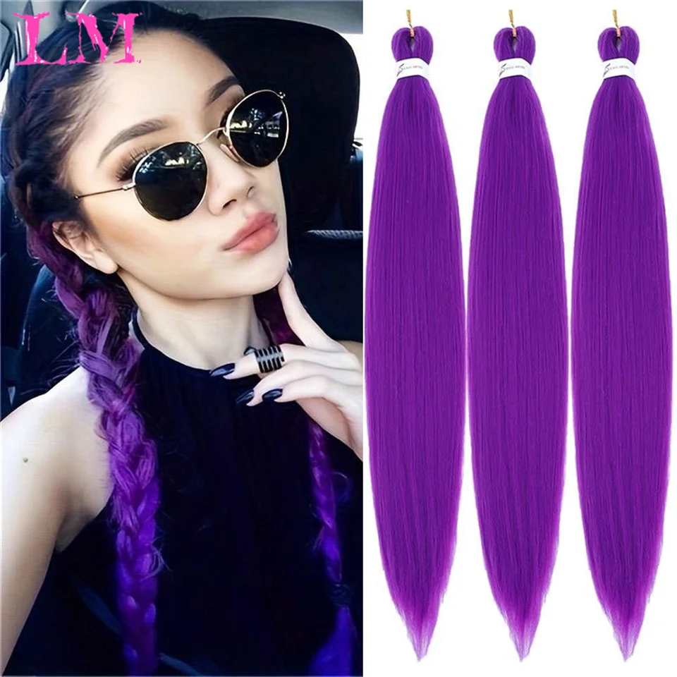 3PC Long Purple Braiding Hair Pre Stretched Synthetic Braiding hair Extensions for Braids Purple Hair Extensions for Stage Party
3PC Long Purple Braiding Hair Pre Stretched Synthetic Braiding hair Extensions for Braids Purple Hair Extensions for Stage Party