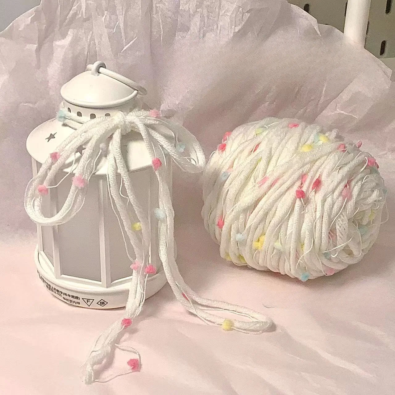 Cream Confectionery Color Bean Wool Thread Ins Wind Gift Packaging Rope High Beauty Han Wind Card Decor
Cream Confectionery Color Bean Wool Thread Ins Wind Gift Packaging Rope High Beauty Han Wind Card Decor