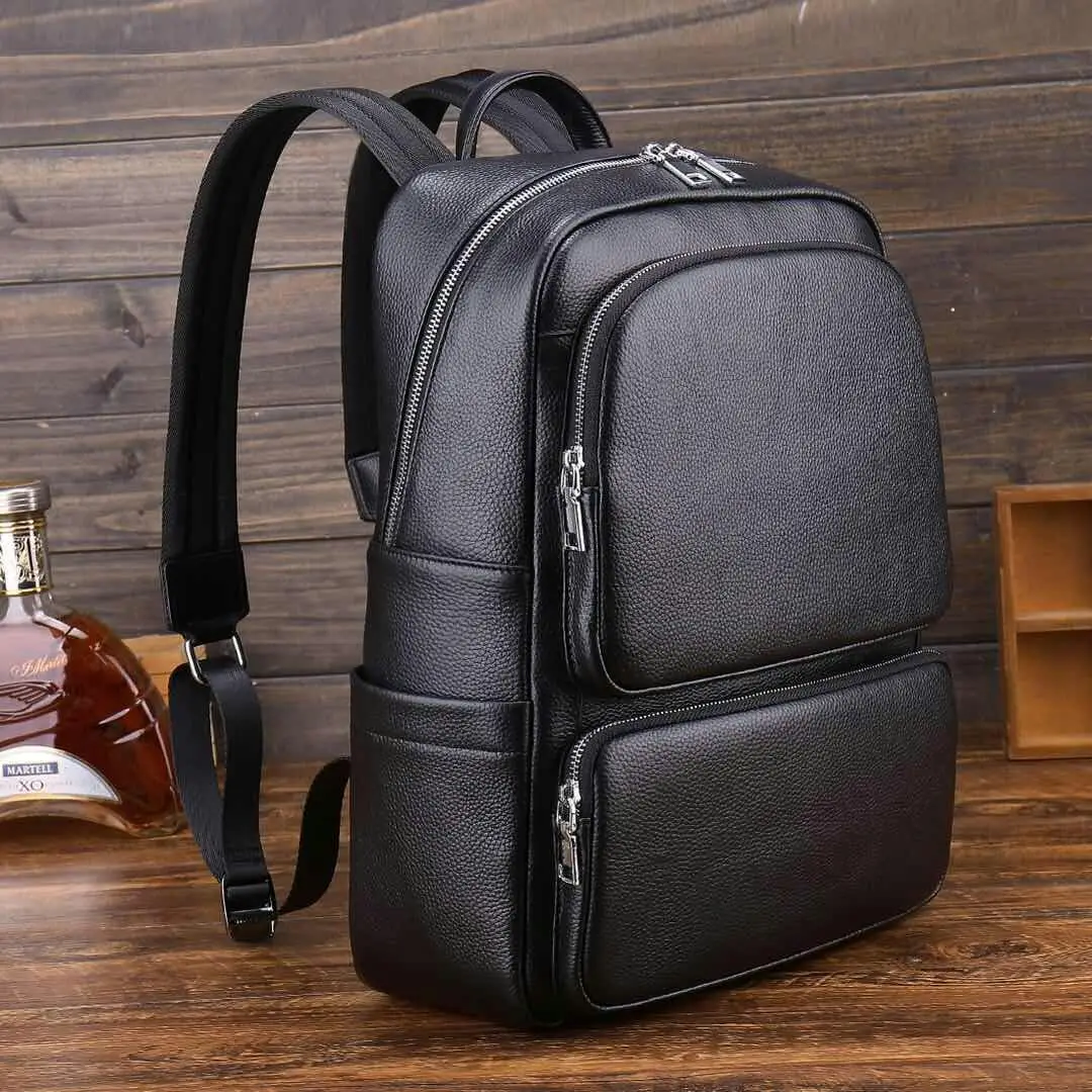New Fashion Brand Cow Genuine Leather Men Backpacks Real Natural Leather Student Backpack Boy Luxury Computer Laptop Bag
New Fashion Brand Cow Genuine Leather Men Backpacks Real Natural Leather Student Backpack Boy Luxury Computer Laptop Bag