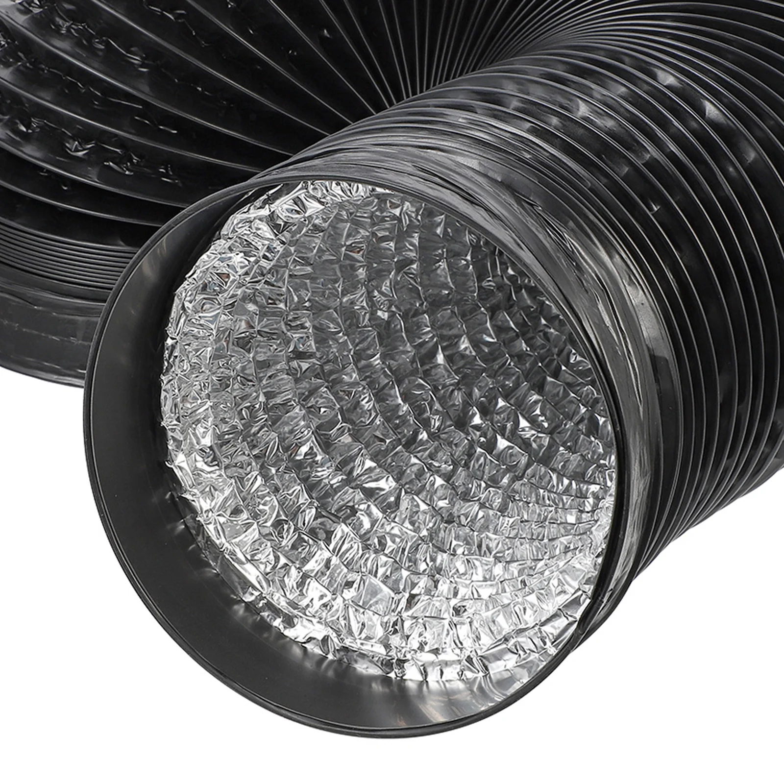 PVC Kitchen Range Hood Exhaust Pipe Flexible Duct Aluminum Foil Vent Hose Black Easy Install Heat Resistant Not Deform Bend
PVC Kitchen Range Hood Exhaust Pipe Flexible Duct Aluminum Foil Vent Hose Black Easy Install Heat Resistant Not Deform Bend