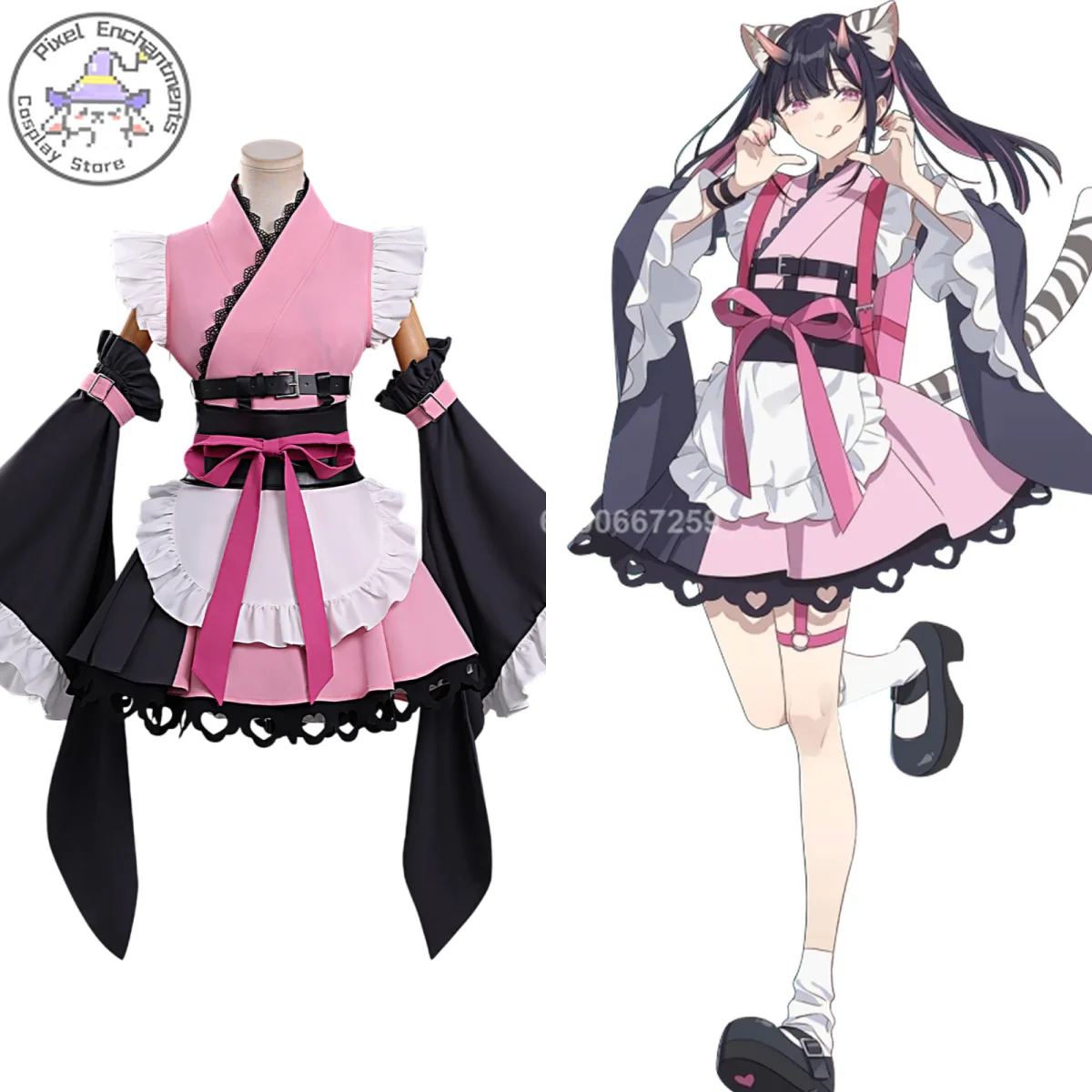 Hot Super Dimension Princess Kaguya Cosplay Costume Anime Noi Komazawa Role Playing Outfit Headwear Tails Set for Women ComicCon
Hot Super Dimension Princess Kaguya Cosplay Costume Anime Noi Komazawa Role Playing Outfit Headwear Tails Set for Women ComicCon