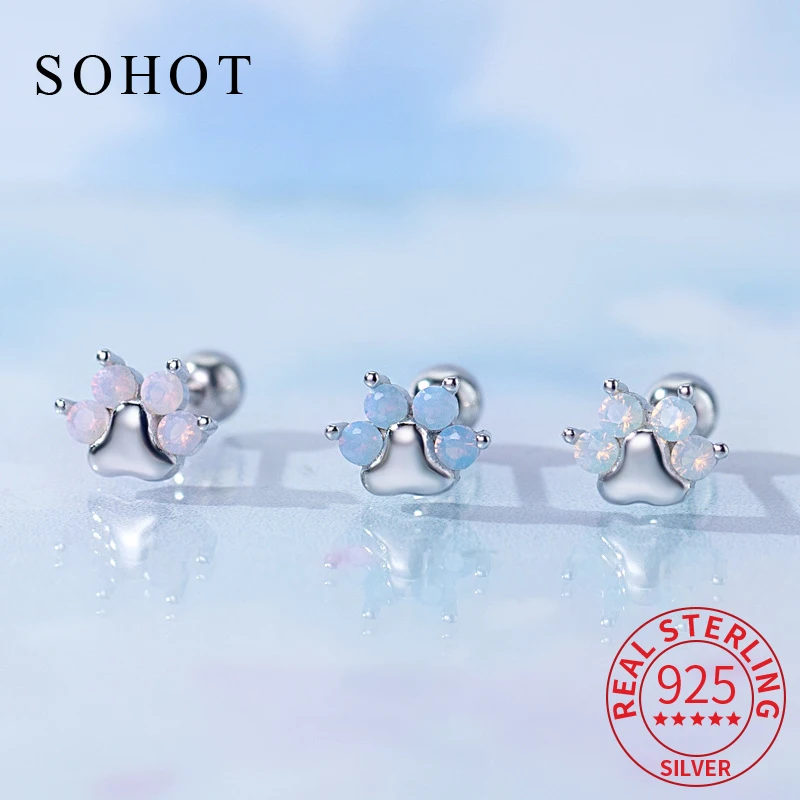 Real 925 Sterling Silver Piercing Screw Bead Animal Zircon Mini Stud Earrings for Women Cute Fine Jewelry Minimalist Accessories
Real 925 Sterling Silver Piercing Screw Bead Animal Zircon Mini Stud Earrings for Women Cute Fine Jewelry Minimalist Accessories