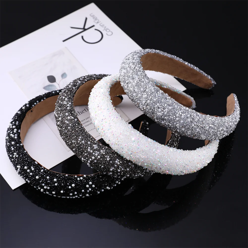 Luxury Inlaid Rhinestone HairBands for Women Korean Fashion Hair Pressure Headband Small Pearl Wedding Hair Jewelry Accessories
Luxury Inlaid Rhinestone HairBands for Women Korean Fashion Hair Pressure Headband Small Pearl Wedding Hair Jewelry Accessories
