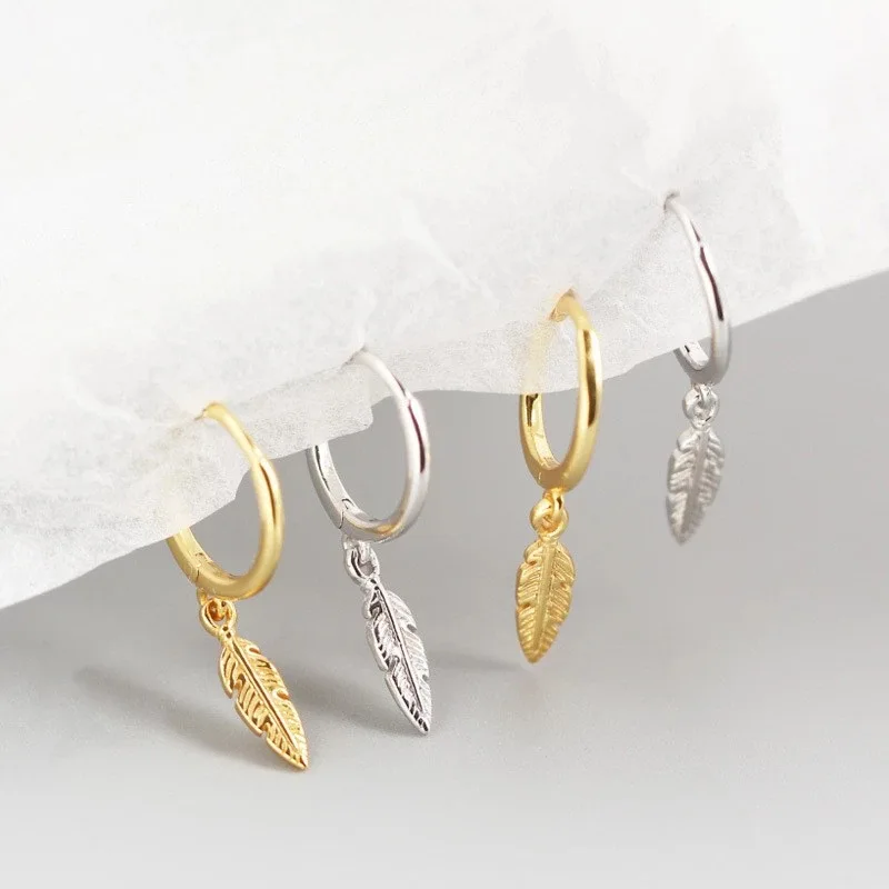 SHXIS925 Silver Hypoallergenic Earrings, Minimalist Leaf Huggies, Luxe Stackable Jewelry
SHXIS925 Silver Hypoallergenic Earrings, Minimalist Leaf Huggies, Luxe Stackable Jewelry