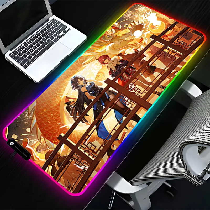 RGB LED Mouse Pad Computer Desk Accessories Mouse Mat Rubber HD Keyboard Pad Non Slip Mousepad W-wuthering Waves Danjin Desk Mat
RGB LED Mouse Pad Computer Desk Accessories Mouse Mat Rubber HD Keyboard Pad Non Slip Mousepad W-wuthering Waves Danjin Desk Mat