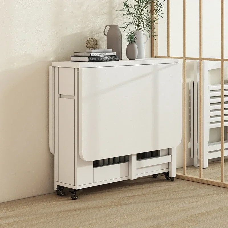 Складной обеденный стол с откидными столешницами, современный деревянный кухонный гарнитур для столовой, белый
Складной обеденный стол с откидными столешницами, современный деревянный кухонный гарнитур для столовой, белый