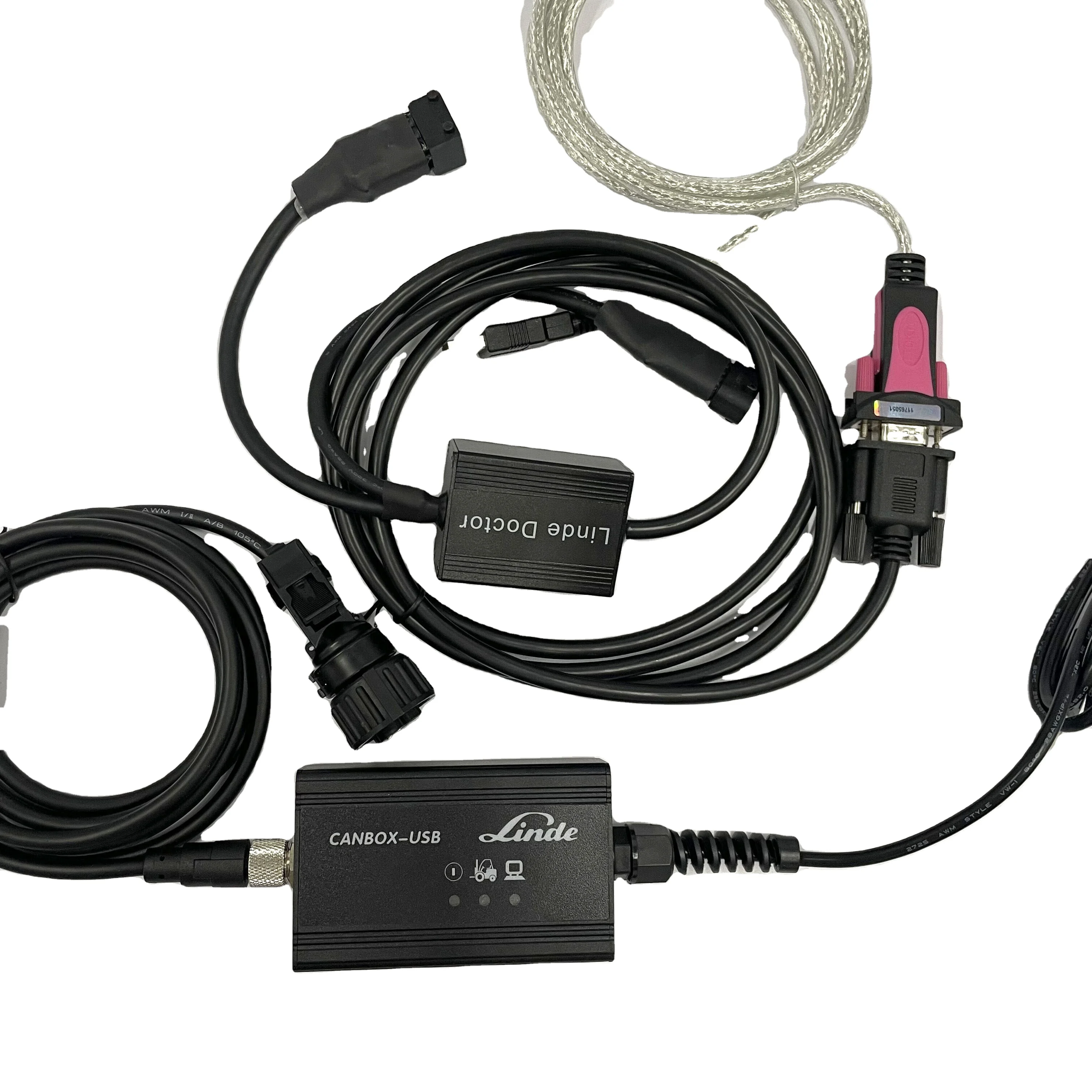Forklift Truck Diagnostic Tool 4 Pin Cable for Linde Canbox Linde Doctor LTD2 Pathfinder Scanner Tool
Forklift Truck Diagnostic Tool 4 Pin Cable for Linde Canbox Linde Doctor LTD2 Pathfinder Scanner Tool