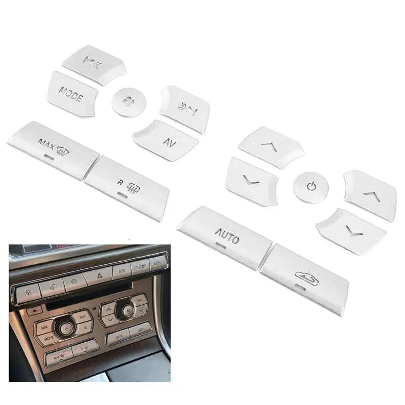 14Pcs For Jaguar XF Air Condition Button Trim Stickers - 2012-2015 Console Decor
14Pcs For Jaguar XF Air Condition Button Trim Stickers - 2012-2015 Console Decor