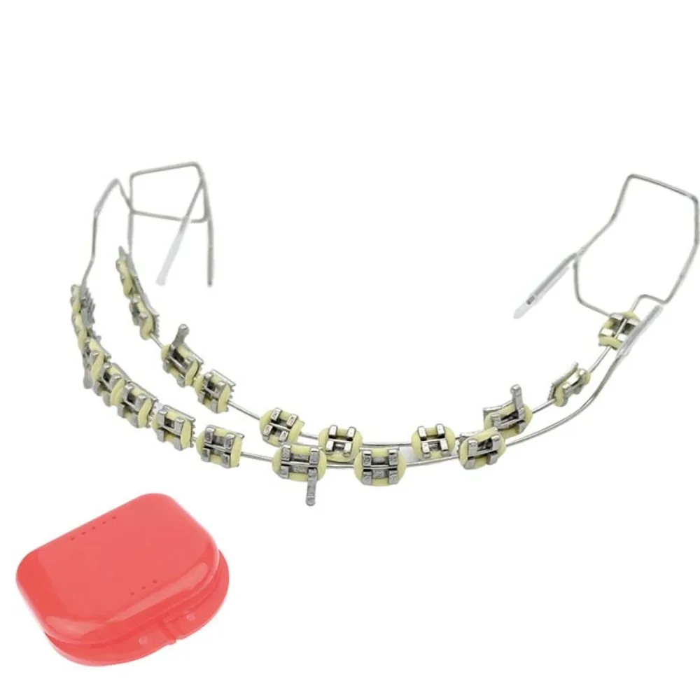Colorful Temporary Tooth Decoration with Box Dental Decorations Orthodontic Ligature Ties with Metal Wires Braces Metal Bracket
Colorful Temporary Tooth Decoration with Box Dental Decorations Orthodontic Ligature Ties with Metal Wires Braces Metal Bracket