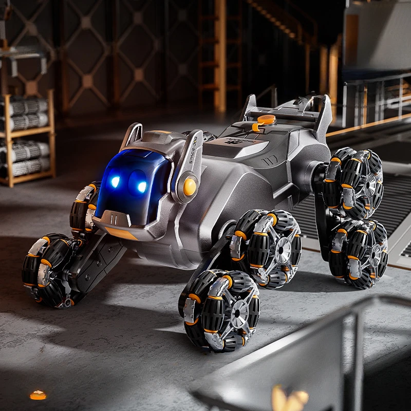 Children's remote control mechanical dog toy car boy's New Year gift eight rounds of remote control dog spray toy
Children's remote control mechanical dog toy car boy's New Year gift eight rounds of remote control dog spray toy