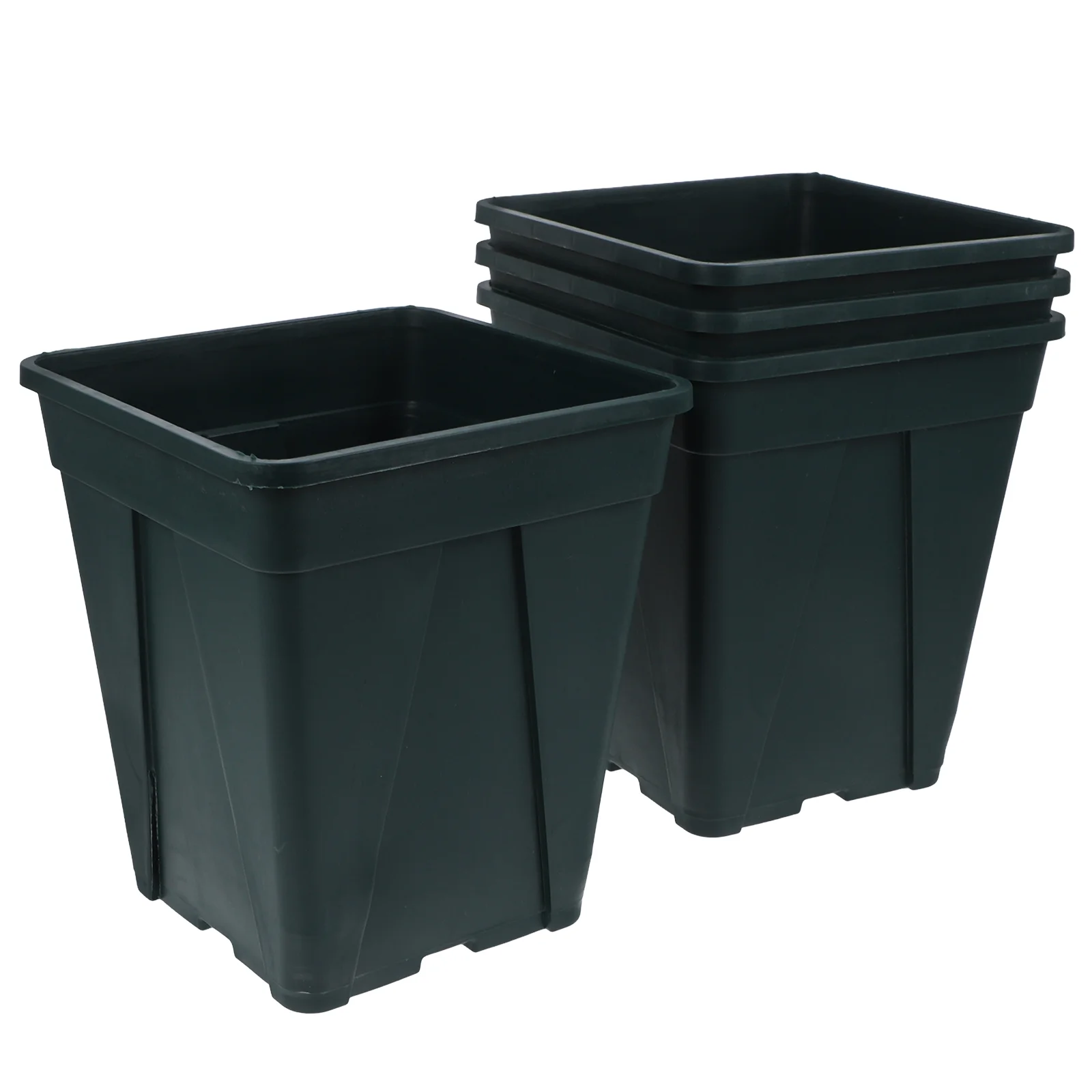 4 Pcs Square Flowerpots Plastic Succulent Propagation Containers Draining Holes Modern Design Versatile
4 Pcs Square Flowerpots Plastic Succulent Propagation Containers Draining Holes Modern Design Versatile