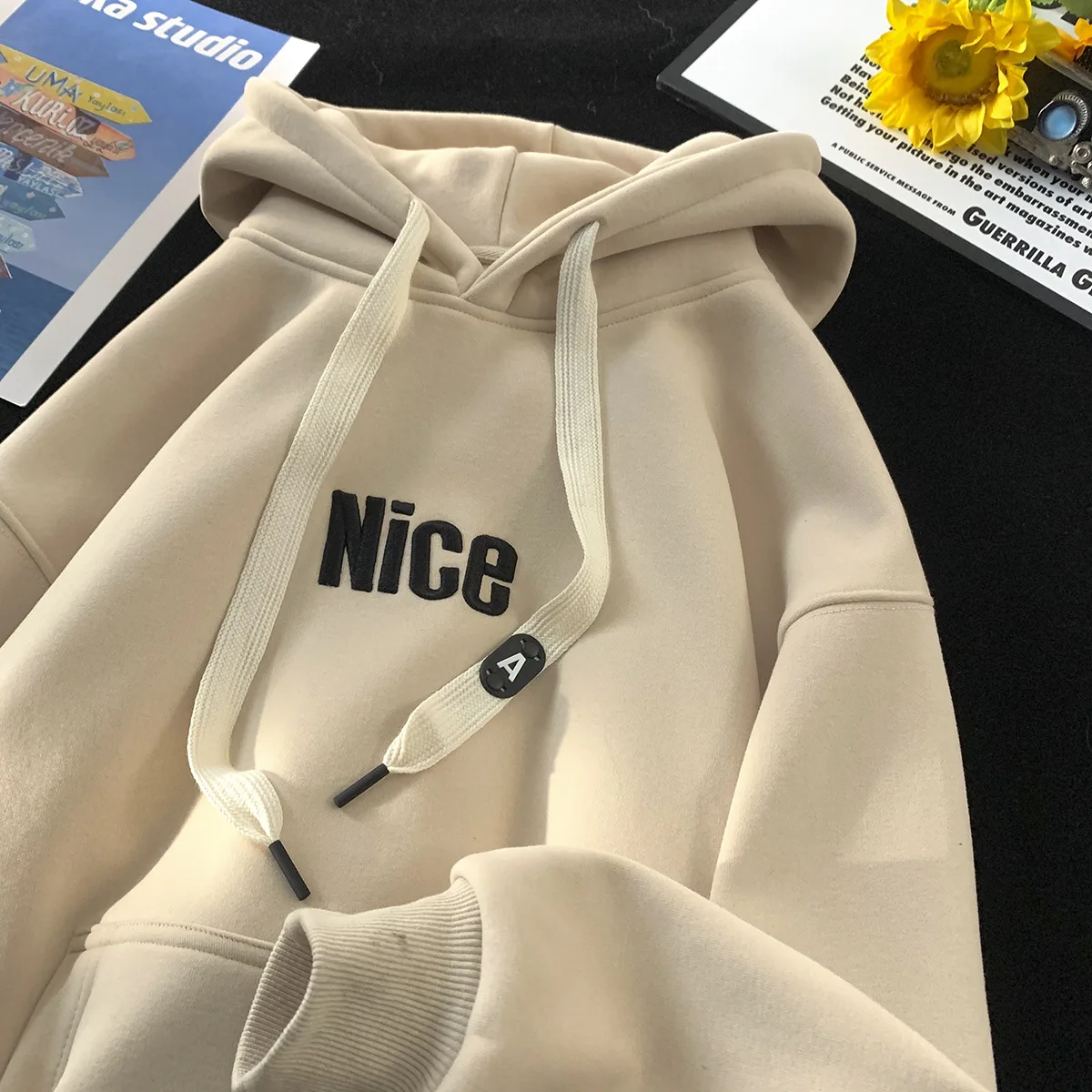 Mens With Hat Hoodies Quarter Zip Autumn Leaves Pattern Seasonal Design Natural EleMensts Casual Style Everyday Wear Comfortable
Mens With Hat Hoodies Quarter Zip Autumn Leaves Pattern Seasonal Design Natural EleMensts Casual Style Everyday Wear Comfortable