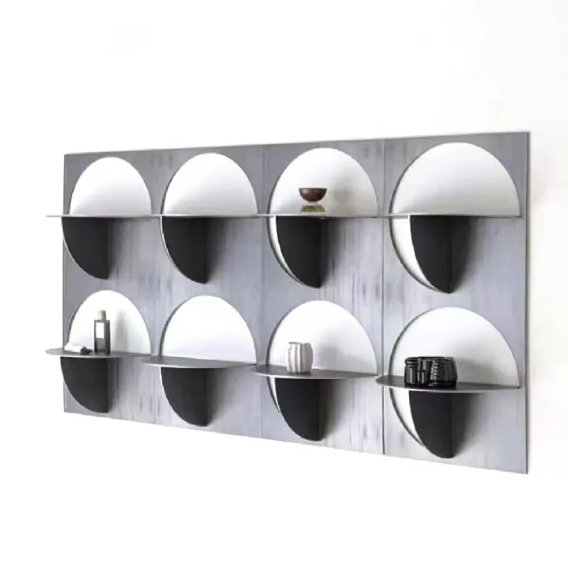 Wall display shelves, wrought iron wall shoe bags, stainless steel bookshelves, clothing store shelves
Wall display shelves, wrought iron wall shoe bags, stainless steel bookshelves, clothing store shelves