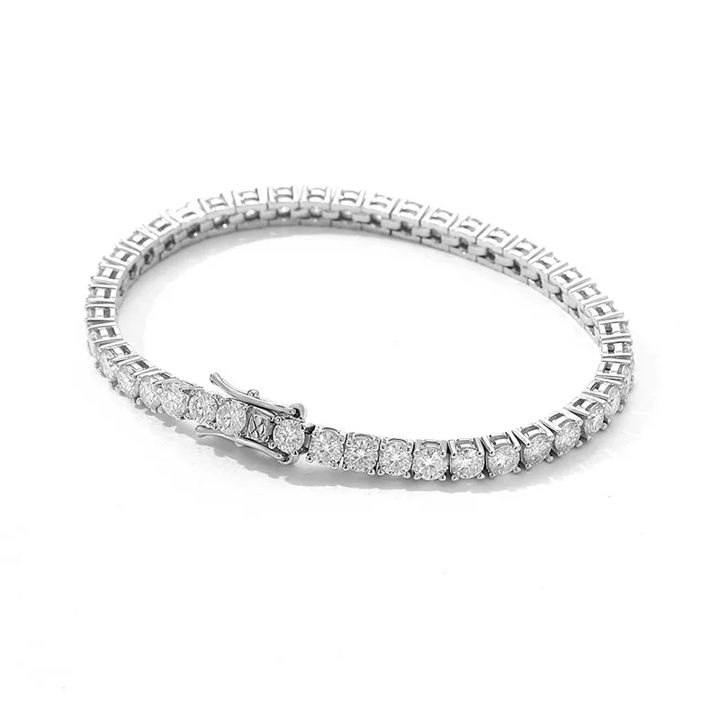 Luxury Solid Platinum PT950 3.5mm Moissanite Diamond Bracelet Tennis Chain Women's Full Diamond Bracelet
Luxury Solid Platinum PT950 3.5mm Moissanite Diamond Bracelet Tennis Chain Women's Full Diamond Bracelet