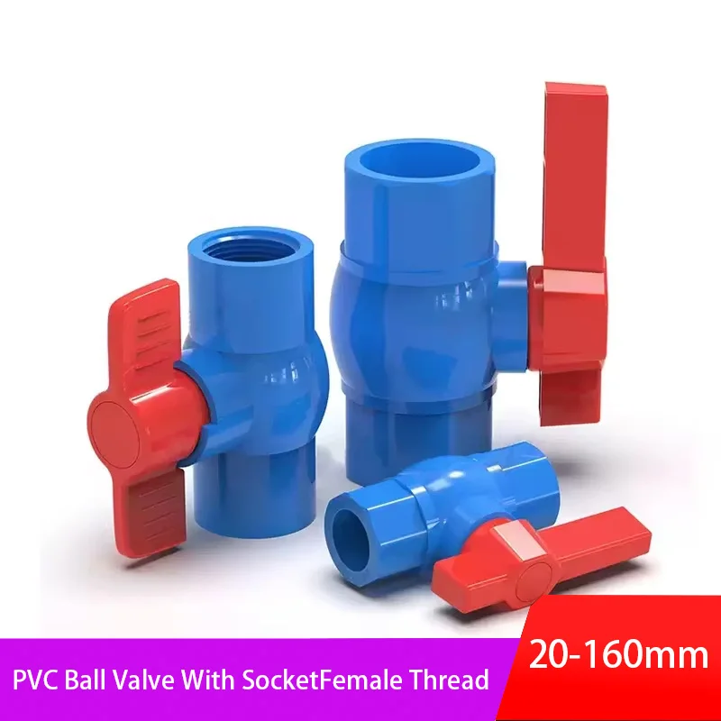 20 25 32 40 50-160mm PVC Ball Valve Garden Irrigation Ball Valve Aquarium Fish Tank Water Pipe Valve
20 25 32 40 50-160mm PVC Ball Valve Garden Irrigation Ball Valve Aquarium Fish Tank Water Pipe Valve