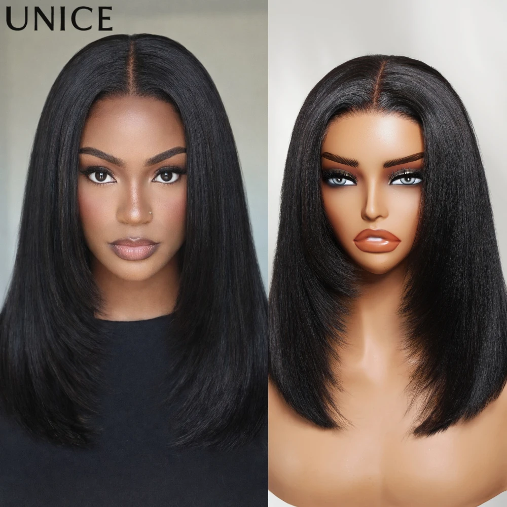 UNice 7x5 Bye Slip ™ Многослойная стрижка Яки, прямые человеческие волосы, парик Боб с шнурком, плотность 180%
UNice 7x5 Bye Slip ™ Многослойная стрижка Яки, прямые человеческие волосы, парик Боб с шнурком, плотность 180%