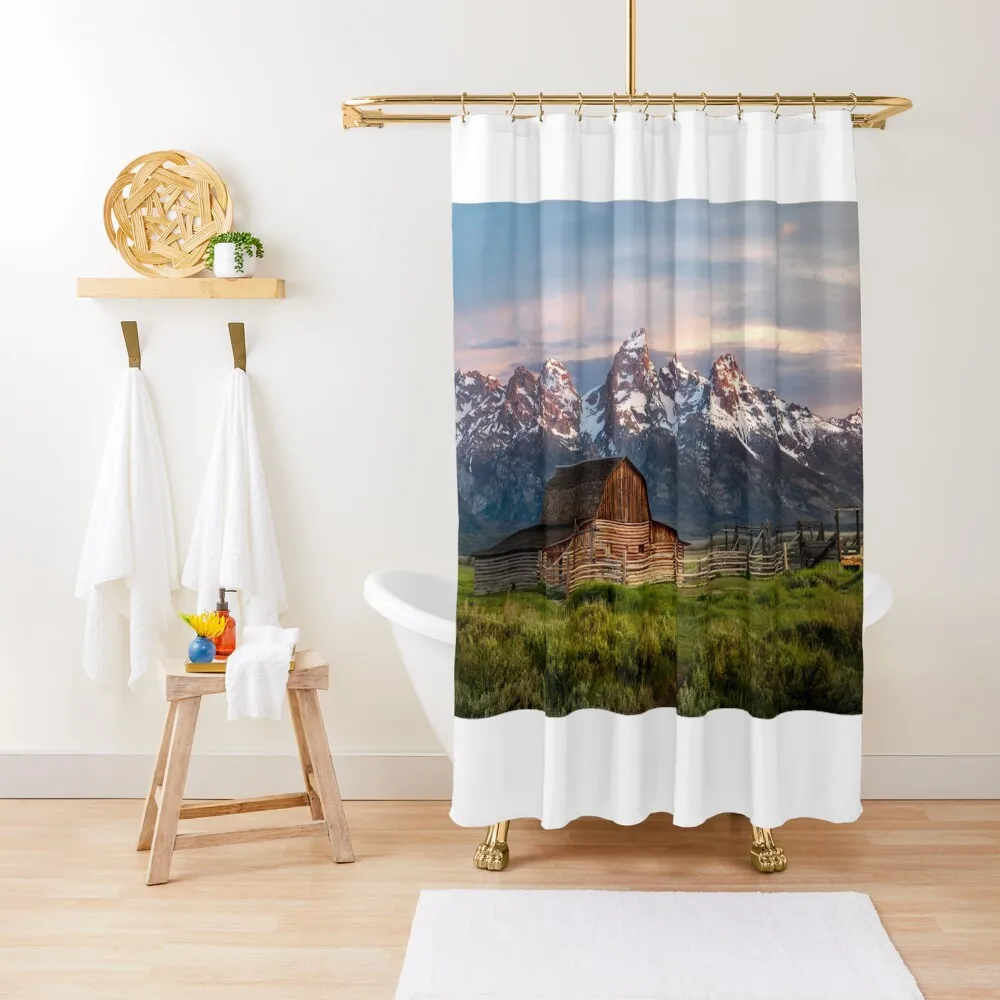 Moulton Barn and the Grand Tetons Shower Curtain Bathroom And Shower Products Waterproof Bath And Anti-Mold Curtain
Moulton Barn and the Grand Tetons Shower Curtain Bathroom And Shower Products Waterproof Bath And Anti-Mold Curtain