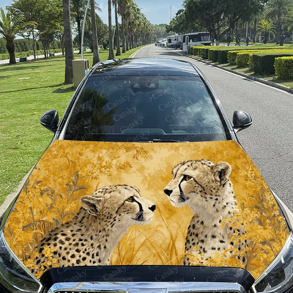 Car Decal Cheetahs with Yellow Textural Artistic Fusion Design, Creating a Mysterious and Speedy Visual Car Hood Sticker, Waterp
Car Decal Cheetahs with Yellow Textural Artistic Fusion Design, Creating a Mysterious and Speedy Visual Car Hood Sticker, Waterp