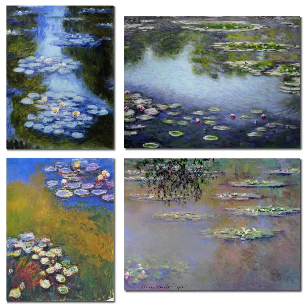 Handmade Canvas Art Water Lilies Claude Monet Painting Modern Landscape Artwork Living Room Home Decor High Quality Large Gift
Handmade Canvas Art Water Lilies Claude Monet Painting Modern Landscape Artwork Living Room Home Decor High Quality Large Gift
