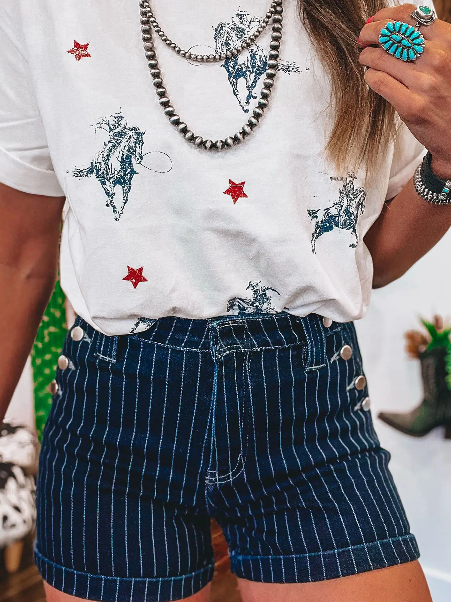 DearLover Slim Fit High Waist Denim Shorts Women's Summer New Style Vertical Stripes Casual Cotton Blend Stretchy Pants
DearLover Slim Fit High Waist Denim Shorts Women's Summer New Style Vertical Stripes Casual Cotton Blend Stretchy Pants