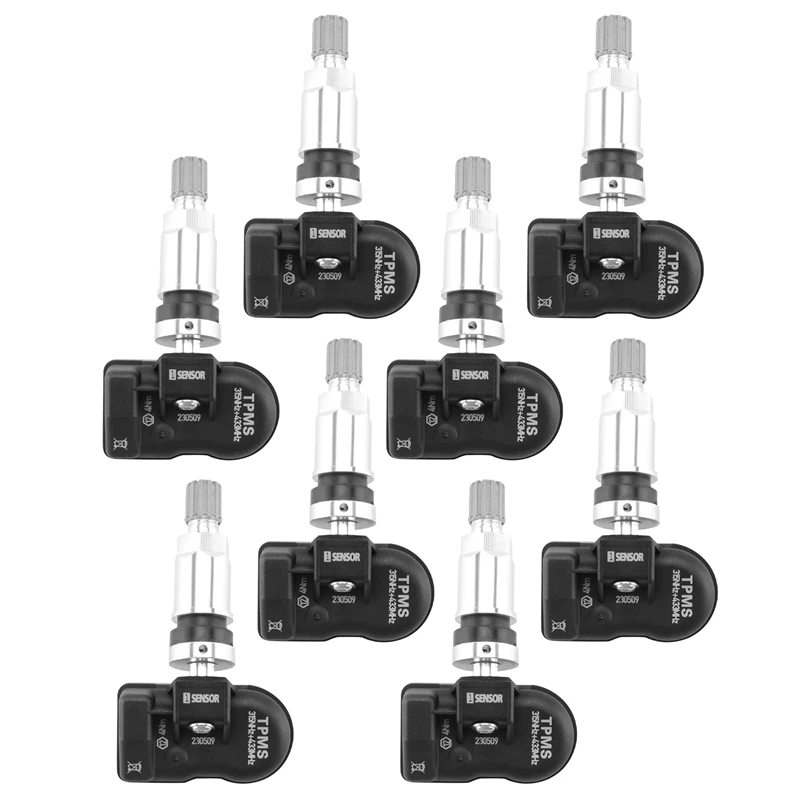 8Pcs TPMS Sensor 433Mhz 315MHZ Sensor Universal 2 In 1 Tire Programmable TPMS Sensor For Tire Pressure Monitoring System
8Pcs TPMS Sensor 433Mhz 315MHZ Sensor Universal 2 In 1 Tire Programmable TPMS Sensor For Tire Pressure Monitoring System