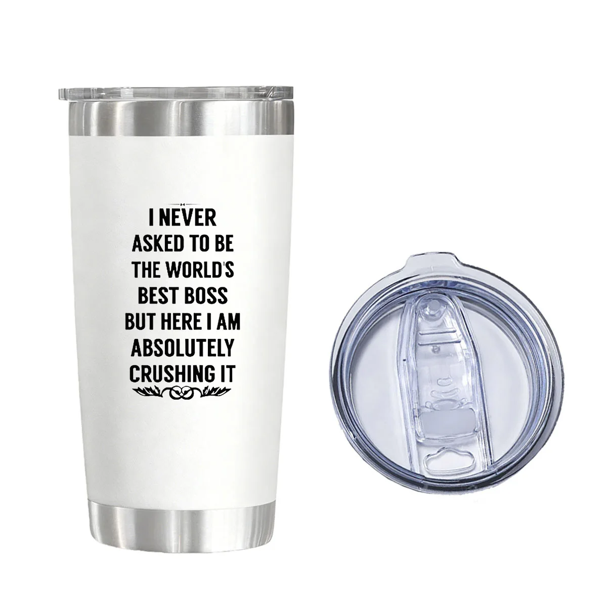 I Never Asked To Be The World's Best Boss Vacuum Flask 20 oz - Funny Boss Gift Insulated Water Glass for
I Never Asked To Be The World's Best Boss Vacuum Flask 20 oz - Funny Boss Gift Insulated Water Glass for