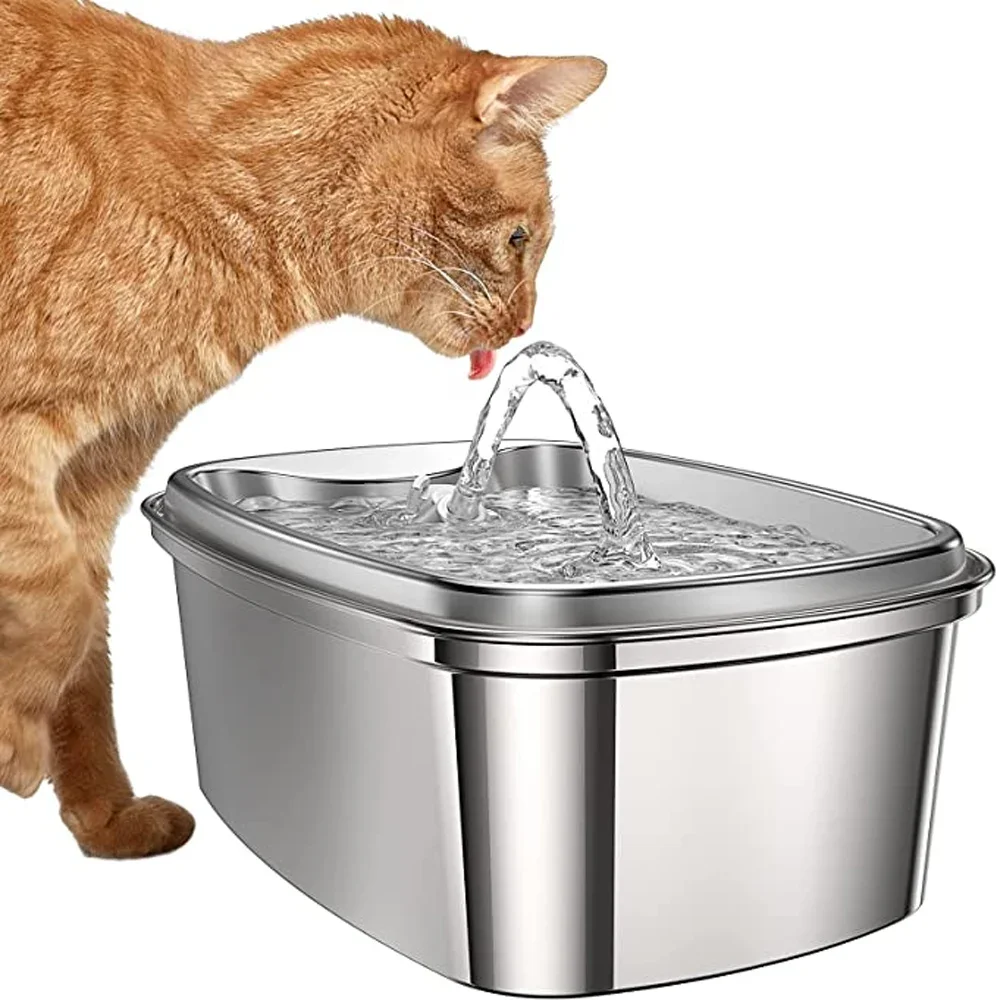 2L Cat Automatic Water Dispenser Pet Smart Sensor Feeder USB with Filter Stainless Steel Dog Feeder Pet Supplies
2L Cat Automatic Water Dispenser Pet Smart Sensor Feeder USB with Filter Stainless Steel Dog Feeder Pet Supplies
