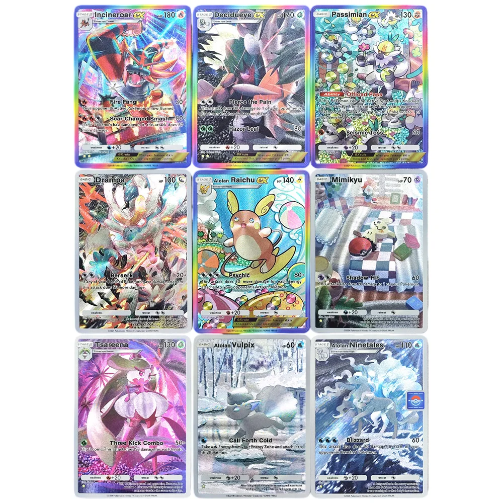 Коллекционная карточная игра Pokémon TCG: DIY — Небесные охранники (Инсинерор, Райчу, Пассимиан, Экстимикью, Бевир, Комфи) — 2-звездочные карты SAR APP
Коллекционная карточная игра Pokémon TCG: DIY — Небесные охранники (Инсинерор, Райчу, Пассимиан, Экстимикью, Бевир, Комфи) — 2-звездочные карты SAR APP