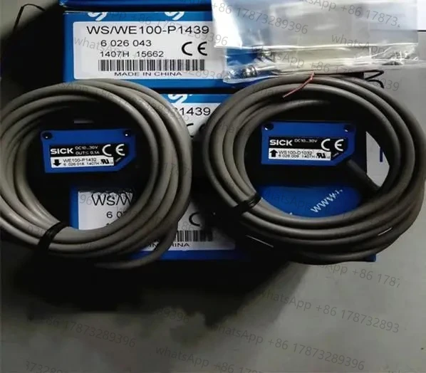 WS/WE100-N1439 Sick Новый оригинальный датчик фотоэлектрического переключателя WS100-D1032, WE100-N1432
WS/WE100-N1439 Sick Новый оригинальный датчик фотоэлектрического переключателя WS100-D1032, WE100-N1432