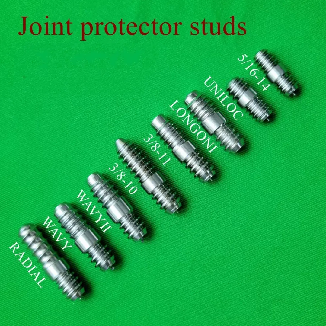 Wood Protector Studs Stainless Steel Joint Pool Cue Making Parts Uni-loc Radial Wavy II 5/16-14 3/8-10
Wood Protector Studs Stainless Steel Joint Pool Cue Making Parts Uni-loc Radial Wavy II 5/16-14 3/8-10