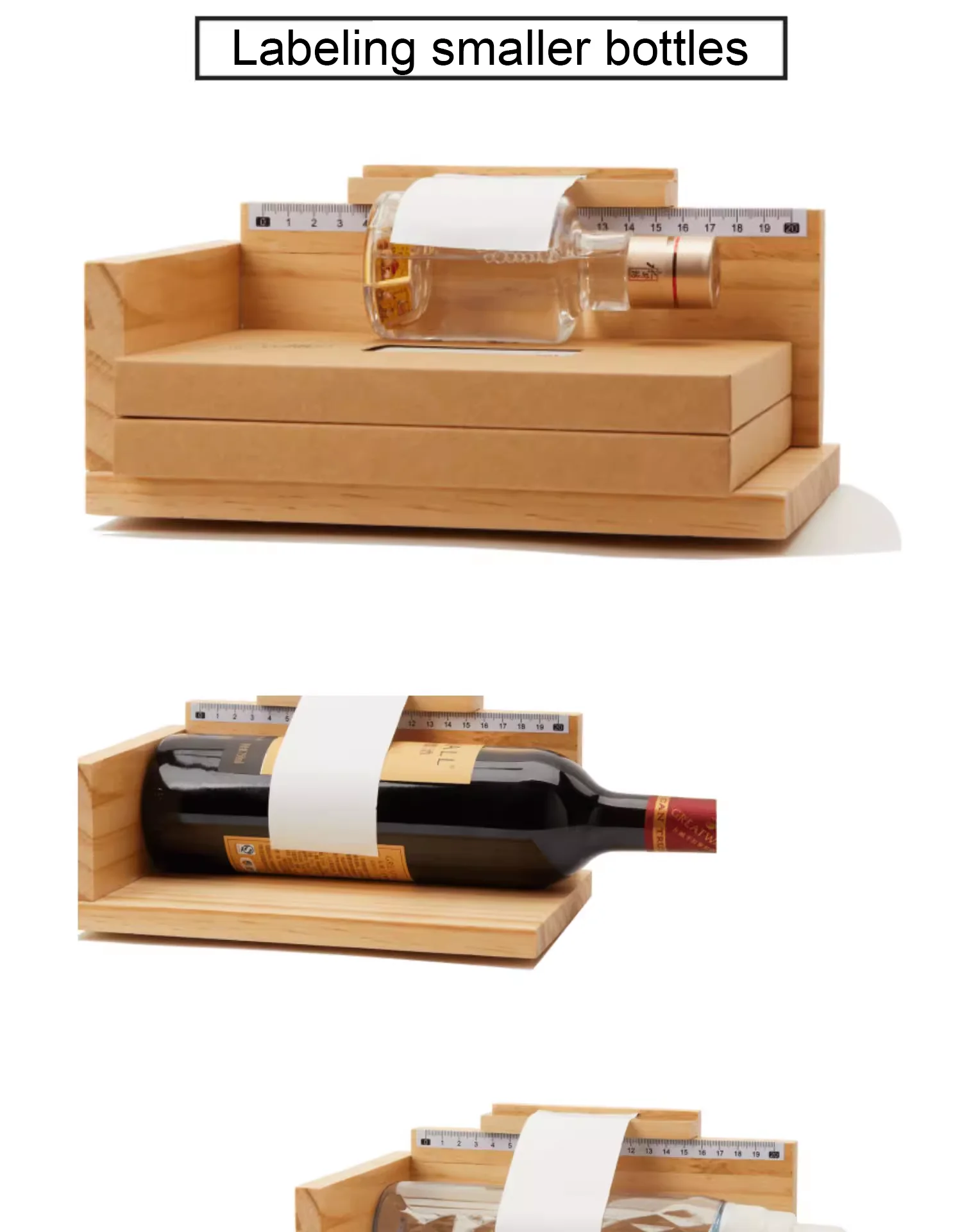 Wood Precision Label Ledge Applicator Manual Labeling Machine for Bottle Labels
Wood Precision Label Ledge Applicator Manual Labeling Machine for Bottle Labels