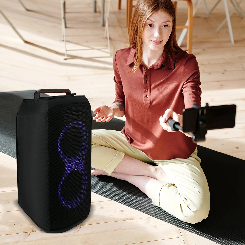Dust Cover Outdoor Speaker Protective Cover Speaker Sleeve Mesh Slip Cover for JBL PartyBox Club 120 Portable Party Speaker
Dust Cover Outdoor Speaker Protective Cover Speaker Sleeve Mesh Slip Cover for JBL PartyBox Club 120 Portable Party Speaker