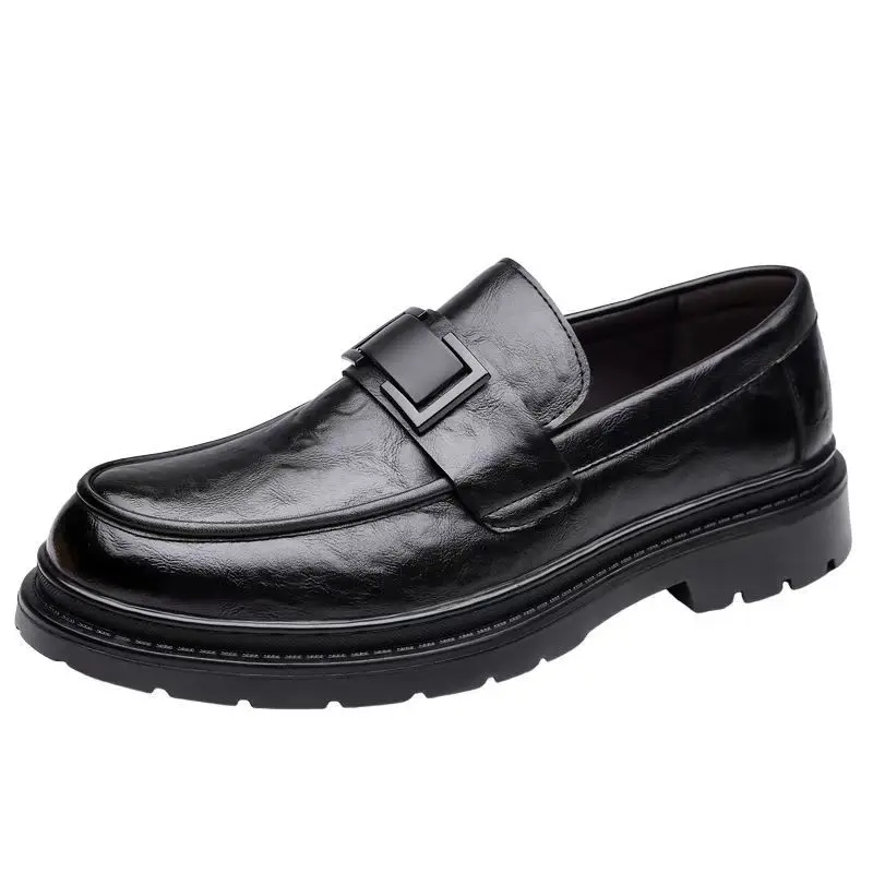 2026 New Men's Slip on Leather Shoes Soft Business Casual British Style Breathable Comfort Sole Dress Loafers
2026 New Men's Slip on Leather Shoes Soft Business Casual British Style Breathable Comfort Sole Dress Loafers