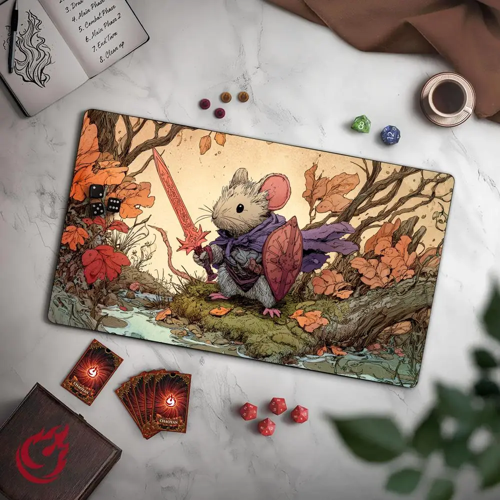 Brave Rat Guardians MTG Playmat Magic Card Mat with Stitched Edge Non-Slip Durable Tabletop playmat Board Game Mat for TCG
Brave Rat Guardians MTG Playmat Magic Card Mat with Stitched Edge Non-Slip Durable Tabletop playmat Board Game Mat for TCG