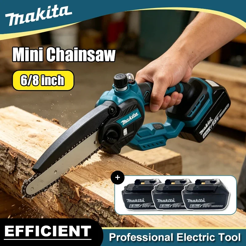 Makita Brushless Mini Chainsaw Portable Cordless Electric Chain Saw For Garden Branch Cutting Wood Pruning
Makita Brushless Mini Chainsaw Portable Cordless Electric Chain Saw For Garden Branch Cutting Wood Pruning