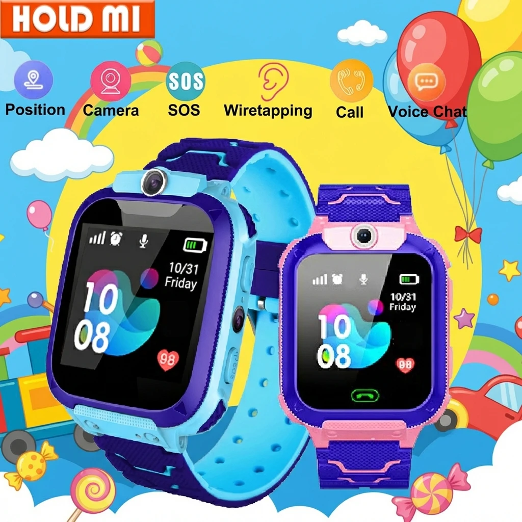 Детские умные часы с LBS-трекером, двусторонней голосовой связью, кнопкой SOS, детские часы-телефон, простые в использовании, одобренные родителями часы для безопасности
Детские умные часы с LBS-трекером, двусторонней голосовой связью, кнопкой SOS, детские часы-телефон, простые в использовании, одобренные родителями часы для безопасности