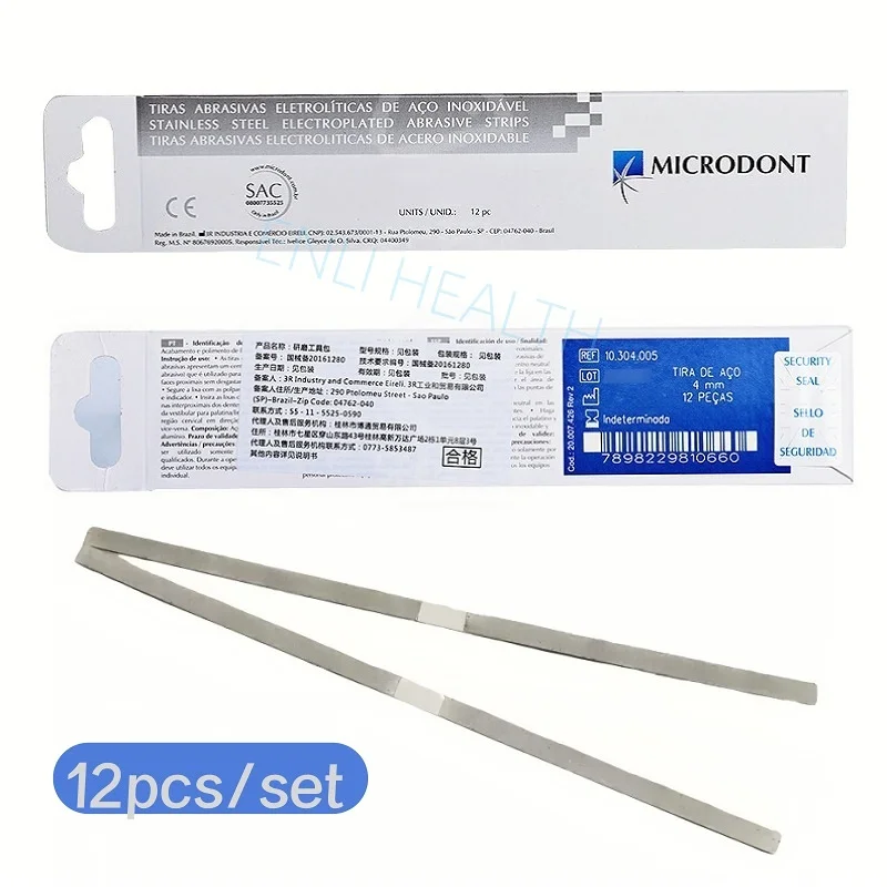 12pcs/set Dental Stainless Steel Aluminum Plating Polishing Strip Oral Grinding Materials Sanding Strip Single/Double Side
12pcs/set Dental Stainless Steel Aluminum Plating Polishing Strip Oral Grinding Materials Sanding Strip Single/Double Side