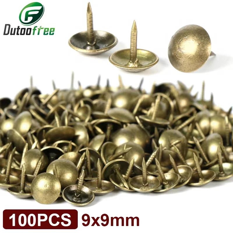 100pcs 9x9mm Antique Brass Bronze Upholstery Nail Jewelry Gift Wine Case Box Sofa Decorative Tack Stud Pushpin Doornail Hardware
100pcs 9x9mm Antique Brass Bronze Upholstery Nail Jewelry Gift Wine Case Box Sofa Decorative Tack Stud Pushpin Doornail Hardware