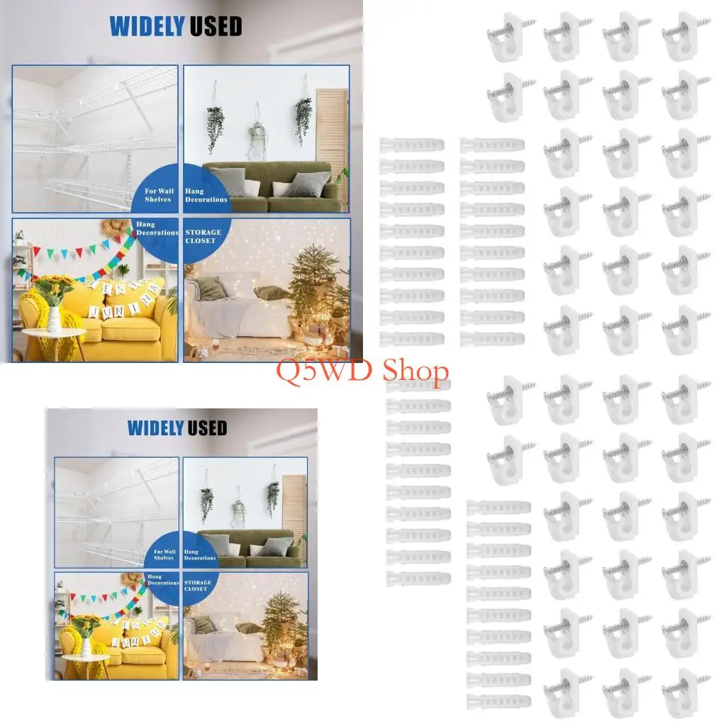 Q5WD Easy installs Shelf Bracket Clip & Hardware Mounting Fasteners Set Upgrades for Quick DIY Projects in Home Improvement
Q5WD Easy installs Shelf Bracket Clip & Hardware Mounting Fasteners Set Upgrades for Quick DIY Projects in Home Improvement
