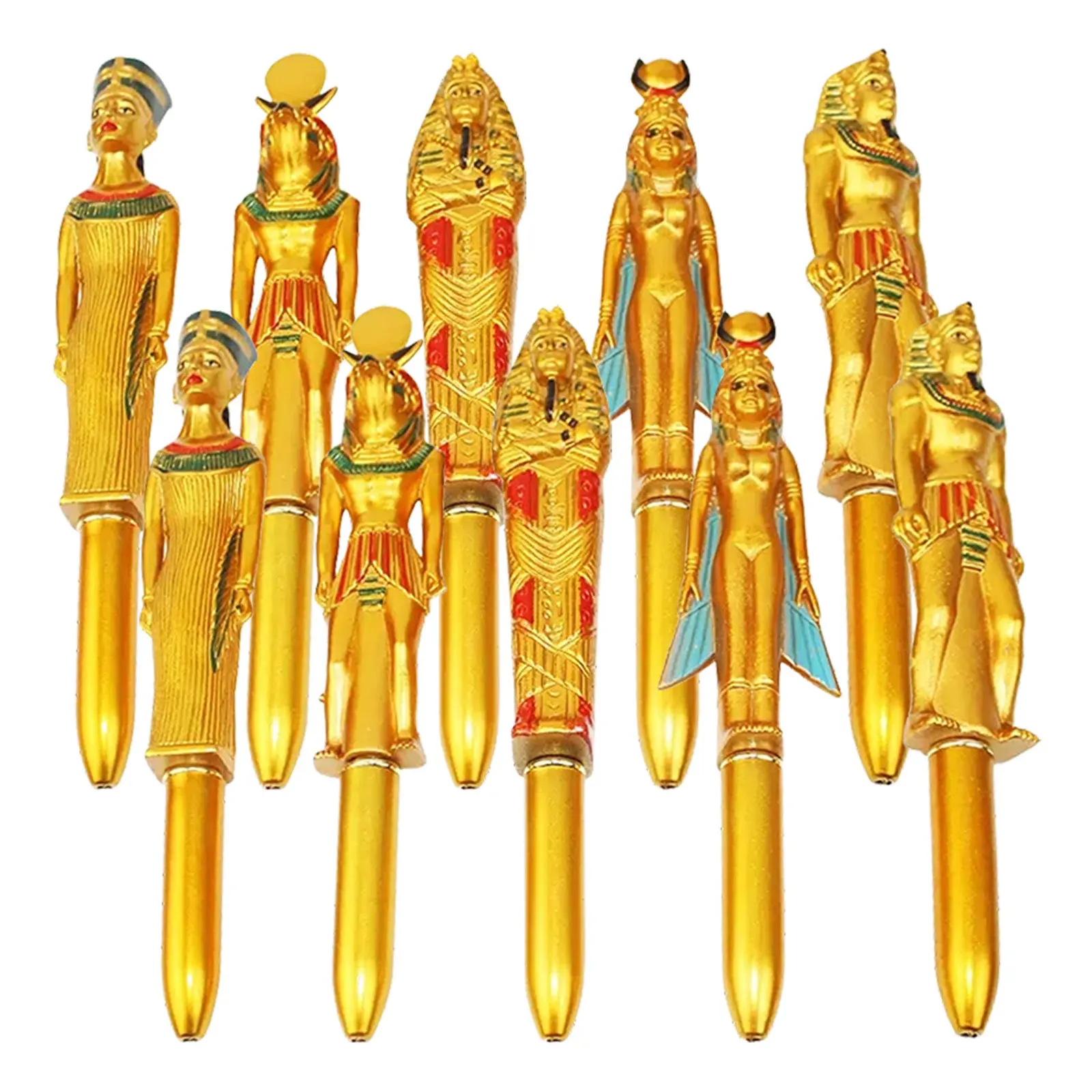 10Pcs Pharaoh Ballpoint Pens Unique Egyptian Style Smooth Writing Pens Bulk Office School Supplies Students Party Favors
10Pcs Pharaoh Ballpoint Pens Unique Egyptian Style Smooth Writing Pens Bulk Office School Supplies Students Party Favors