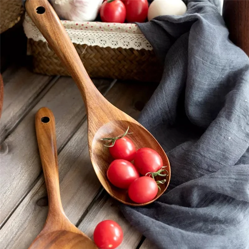 TFORU-Eco-Friendly Wooden Cooking Utensils Set - Spoons, Spatulas For Non-Stick Surfaces
TFORU-Eco-Friendly Wooden Cooking Utensils Set - Spoons, Spatulas For Non-Stick Surfaces