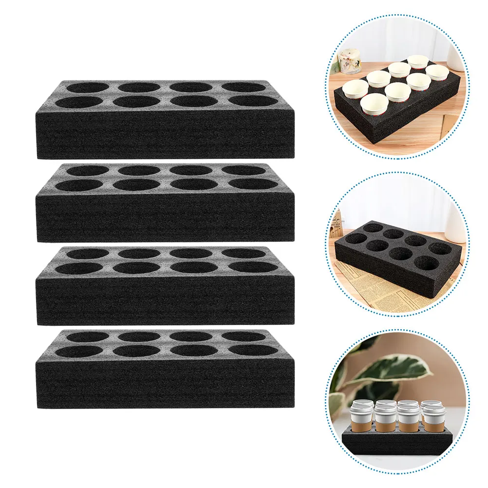 4 Pcs Cup Holder Tray Practical Drink Carrier 8 Hole Design Coffee Cup Trays Takeout Holders Beverage Carrier For Delivery
4 Pcs Cup Holder Tray Practical Drink Carrier 8 Hole Design Coffee Cup Trays Takeout Holders Beverage Carrier For Delivery