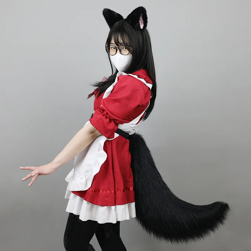 Plush Cat Wolf Fox Tail and Ears Set Masquerade Party Cosplay Props Costume Accessories Furry Cat Ears Headwear Hairbands Tails
Plush Cat Wolf Fox Tail and Ears Set Masquerade Party Cosplay Props Costume Accessories Furry Cat Ears Headwear Hairbands Tails