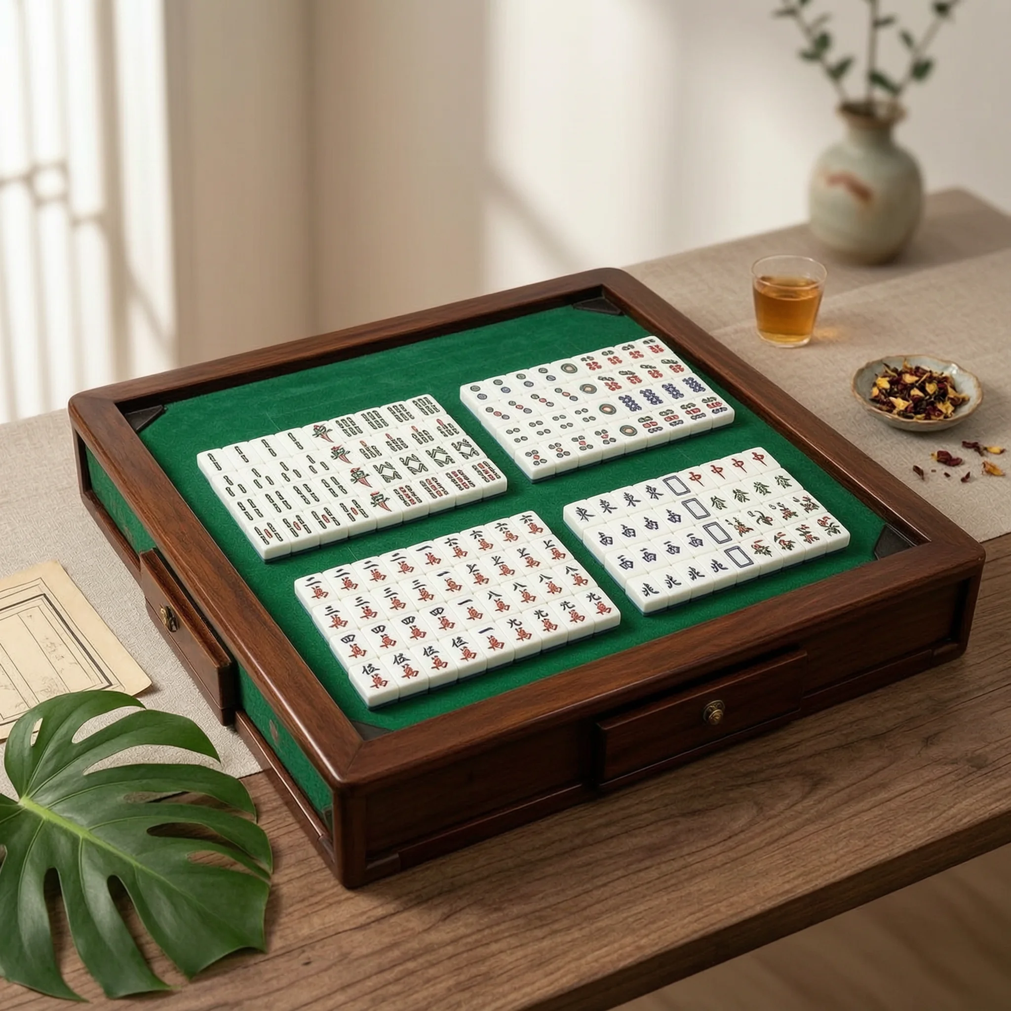 37-Size Mahjong Tiles Printed Faces Hong Hong Kong-Style Mahjong Set Tile Game Chinese Character, Bamboo, Dot Easy to Read
37-Size Mahjong Tiles Printed Faces Hong Hong Kong-Style Mahjong Set Tile Game Chinese Character, Bamboo, Dot Easy to Read