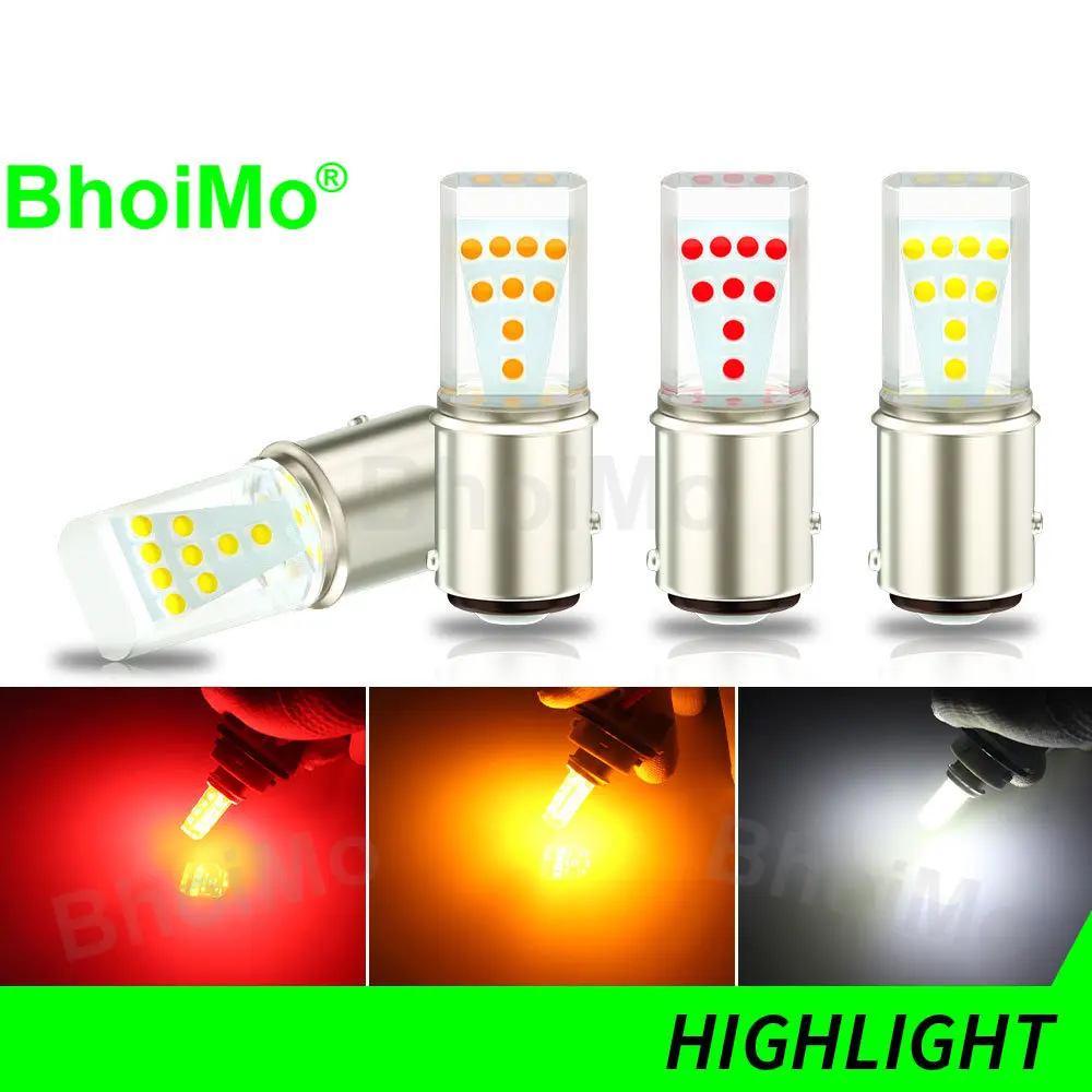 BhoiMo 2PCS 12V 24V P21W Silicone Led 1156 1157 Bulb BAY15D Super Bright R5W BA15S P21/5W Reverse Brake Signal Car Light Lamp
BhoiMo 2PCS 12V 24V P21W Silicone Led 1156 1157 Bulb BAY15D Super Bright R5W BA15S P21/5W Reverse Brake Signal Car Light Lamp